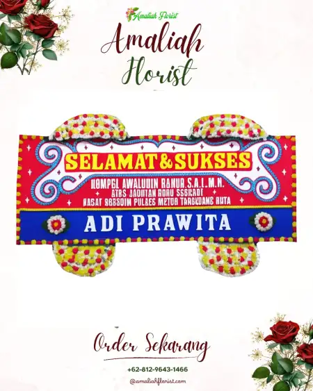 Papan Bunga Ucapan Selamat Johorejo